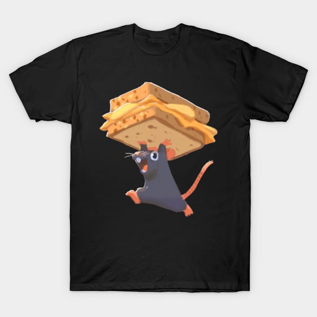 Double cheese sandwich T-Shirt by TaivalkonAriel